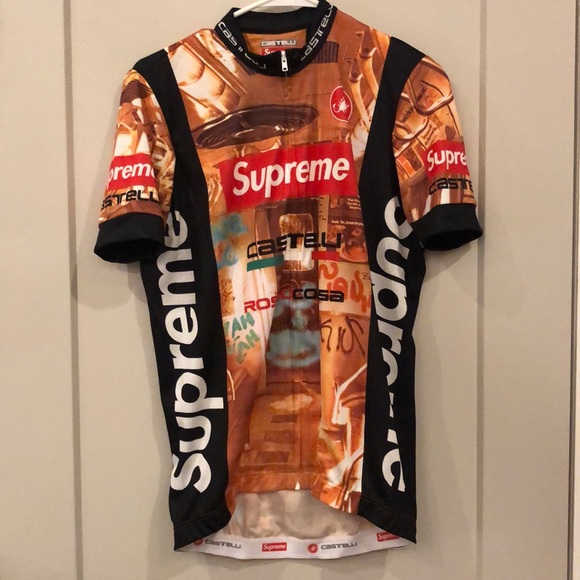 supreme x castelli cycling jersey